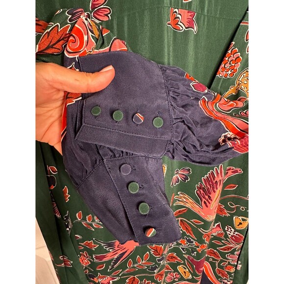 Boden Green Floral Midi Dress - Picture 4 of 15